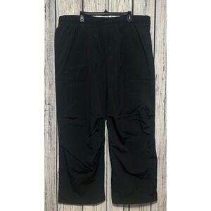 NWT Mens Nike Jordan Essentials Woven Pants FV7306-010 XXL 2XL Black Loose Fit